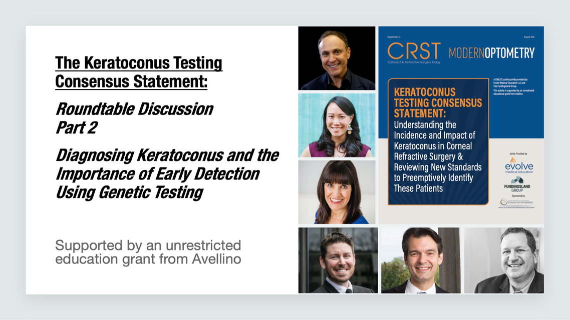 OD Roundtable Part 2 Early Detection of Keratoconus
