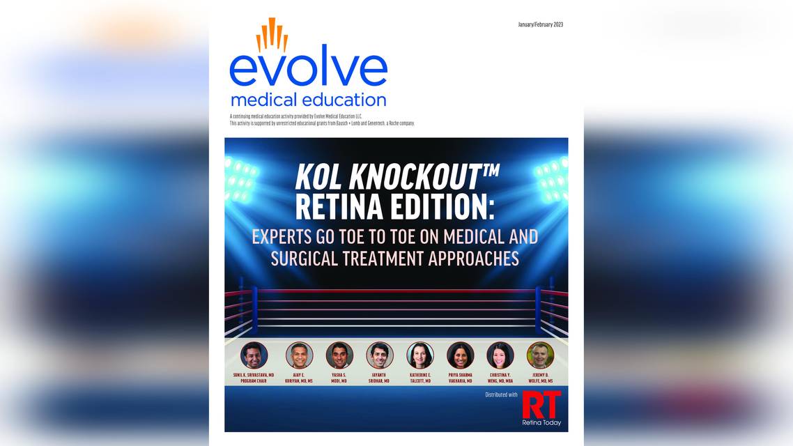 KOL Knockout Retina Edition Experts Go Toe to Toe on Medical and Surgical Treatment Approaches