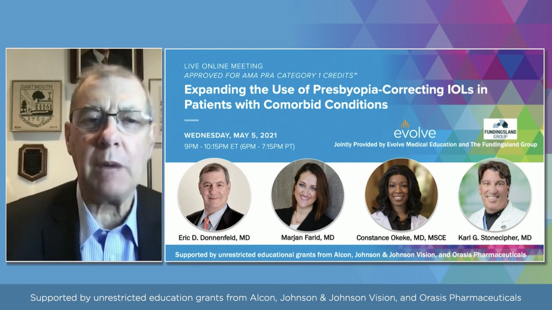Expanding the Use of PresbyopiaCorrecting IOLs in Patients with Comorbid Conditions