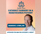 Cataract Surgery in a Keratoconus Patient