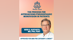 The Process for Approaching Pseudophakic Monovision in Patients