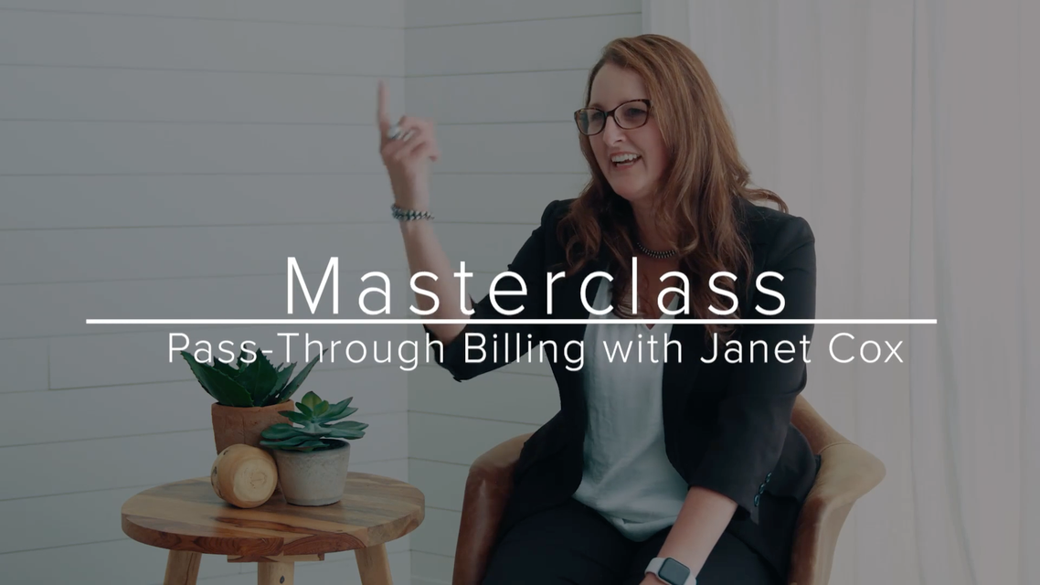 MasterClass PassThrough Billing