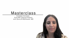 Master Class PostRK Cataract Patient