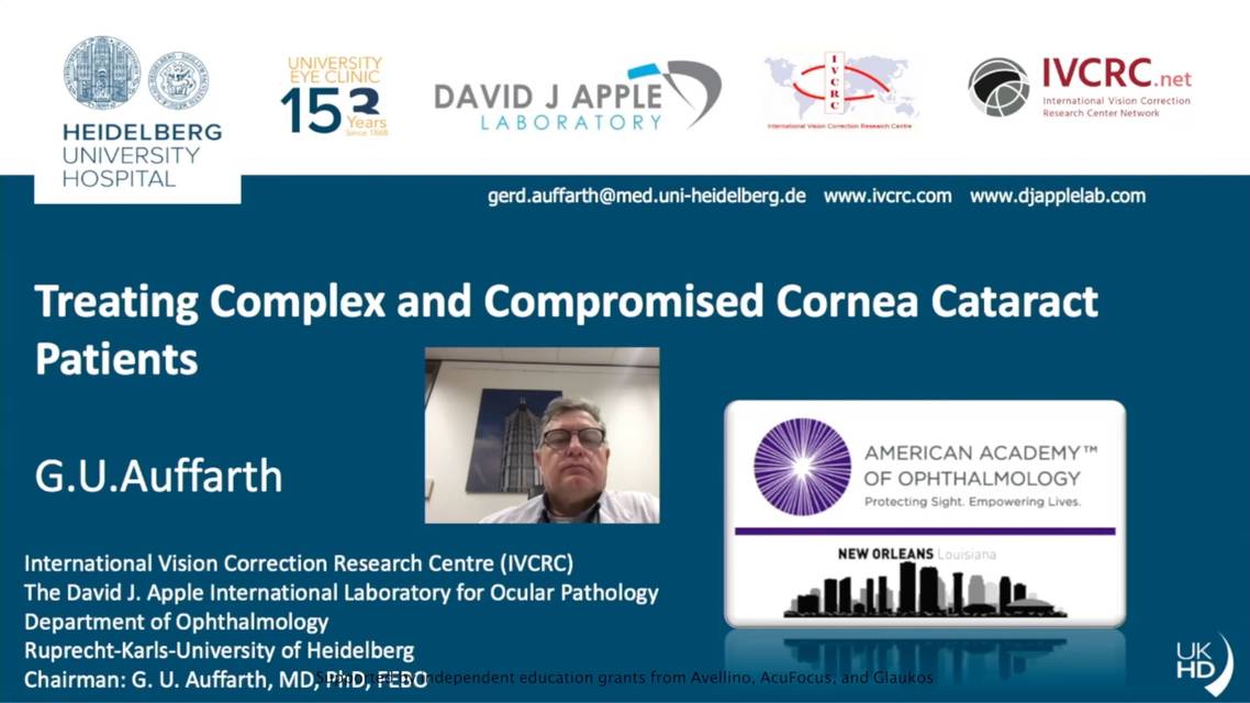 Chapter 5 Treating Complex Cornea Cataract Patients