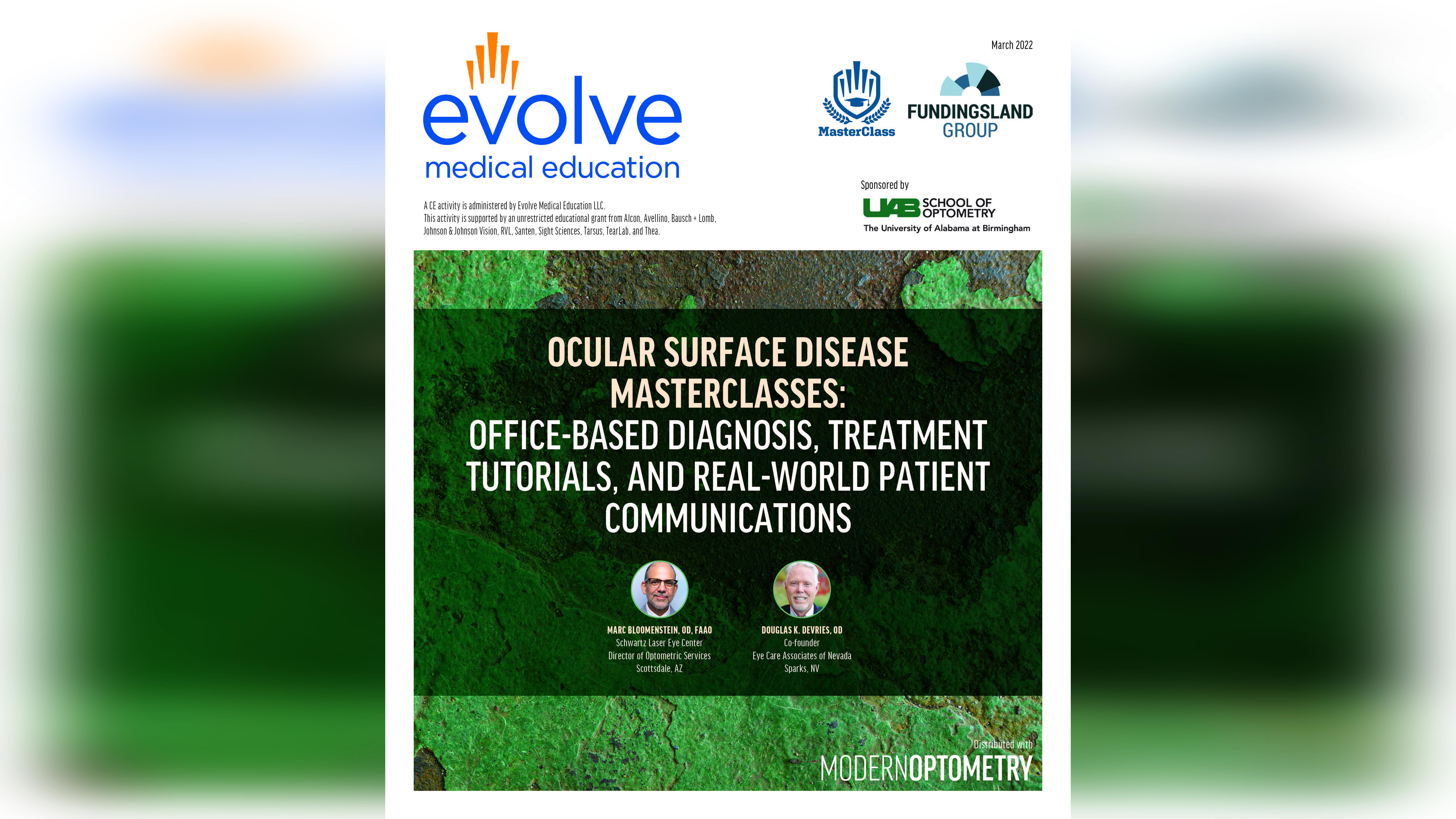 Ocular Surface Disease MasterClasses OfficeBased Diagnosis Treatment Tutorials and RealWorld Patient Communications